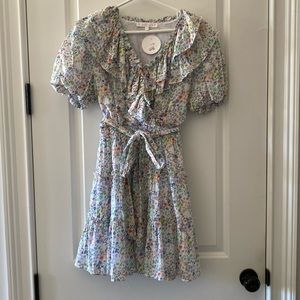 Karlie dress, size L, floral print, short sleeve